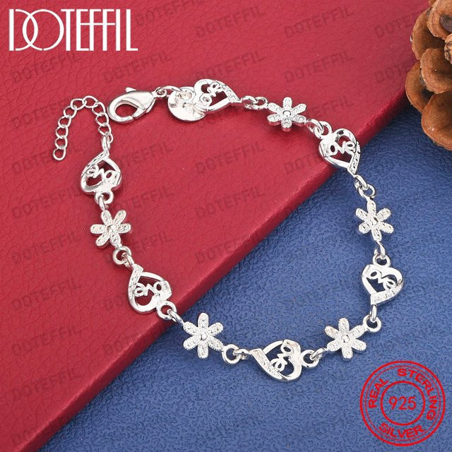 DOTEFFIL Armband 925 Silber, Zirkonia, Damen - Bild 1