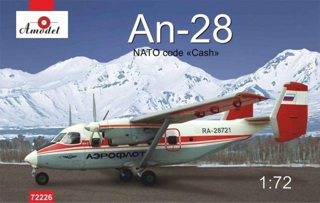 A-Model Antonov An-28 Polar, Modellflugzeug, 1:72, Weiß - Bild 1