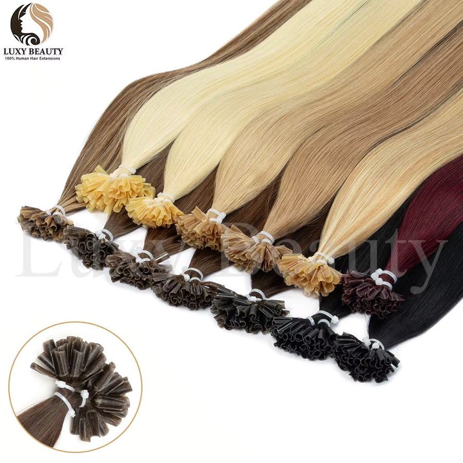 Luxy Beauty Echthaar-Extensions U-Tip Keratin, Honigblond, 50 Stück - Bild 3