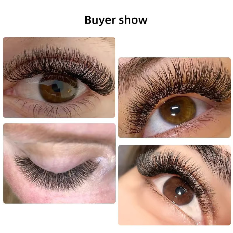 Yelix 3D W-förmige Wimpernverlängerung, Volumenfächer, natürlich - Bild 5