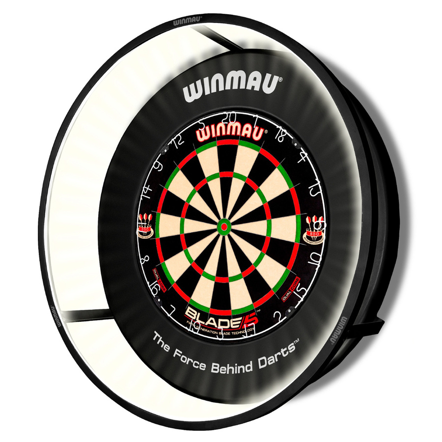 Winmau Plasma Light Professional 4300 Dartboard-Beleuchtung mit LED-Ring in Schwarz - Bild 2