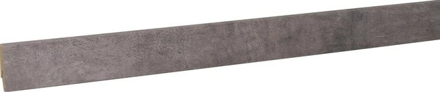 Classen Sockelleiste Fliessestrich Asche Grau mit Kabelkanal aus MDF, H x B x T: 58 x 19 x 2400 mm - Bild 1