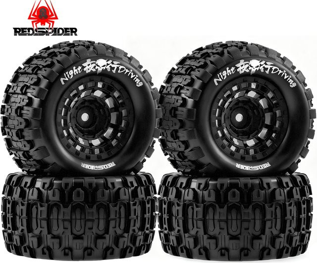 RS Red Spider MX2.15 RC-Räder und Reifen, 4-teiliges Set - Bild 1