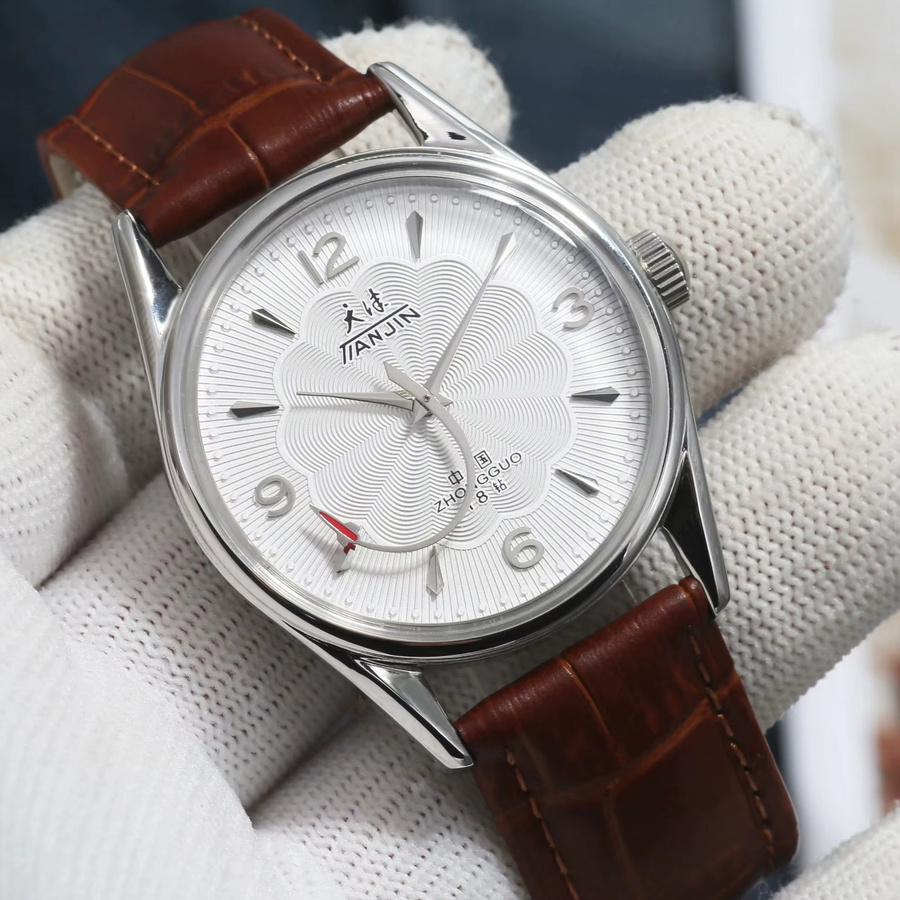 HEIMDALLR Armbanduhr Edelstahl, Handaufzug, 38 mm, Herren - Bild 3