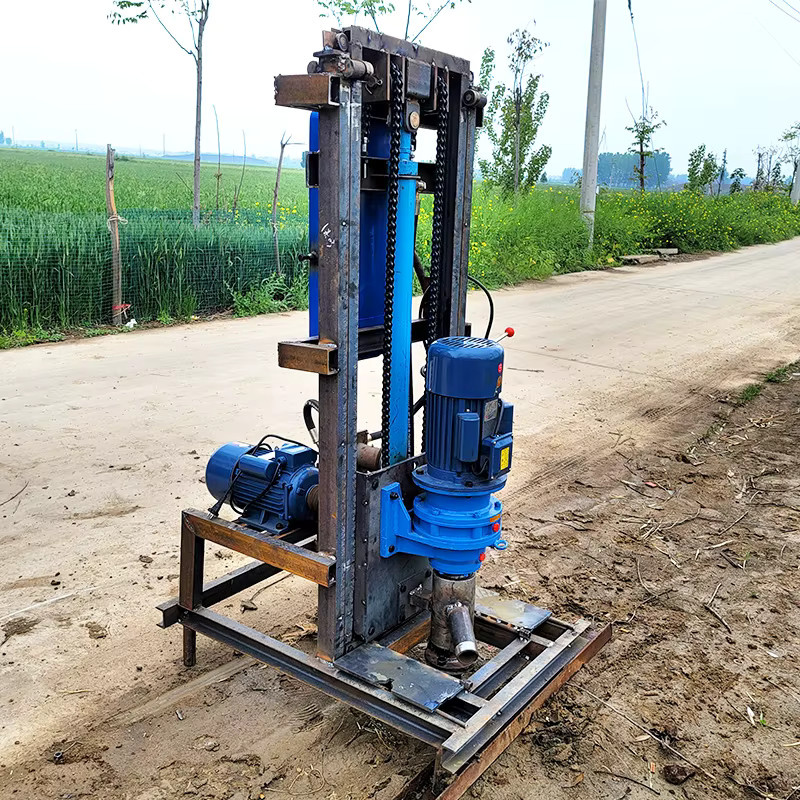 Relied Elektrische Mini-Brunnenbohrmaschine in Blau, Tragbare Hydraulische Heimbohrmaschine mit 100 m Reichweite - Bild 3