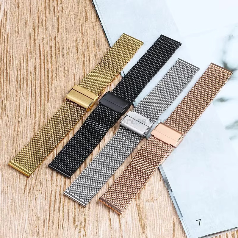 Uhrenarmband Milanese Mesh, Edelstahl, Silber, Unisex - Bild 2