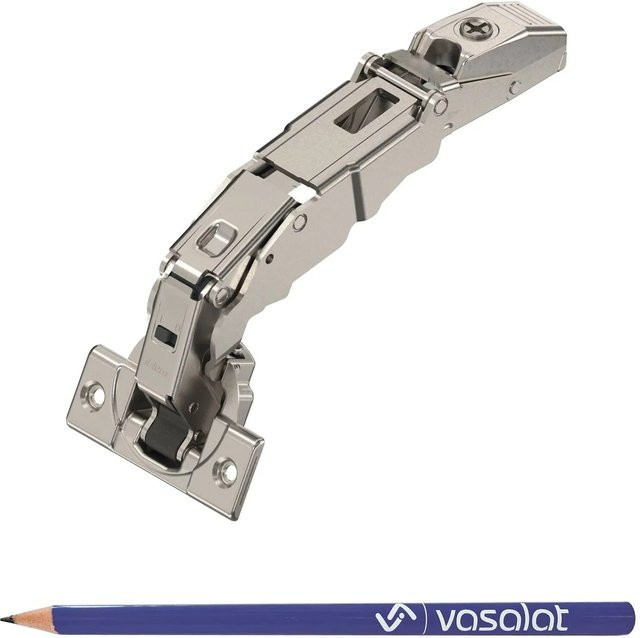 Blum Clip Top Blumotion Weitwinkelscharnier Set 155 Grad zum Anschrauben in Silber - Bild 1