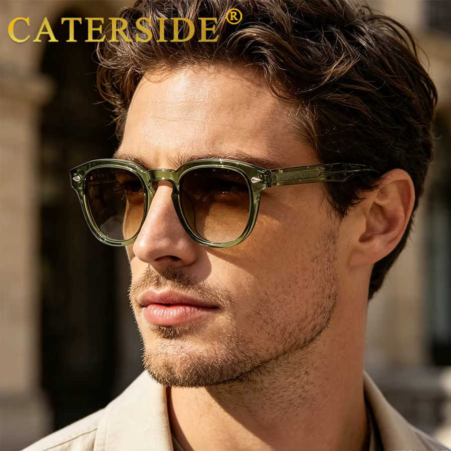 CATERSIDE Sonnenbrille Rund, Vollrand, Kunststoff, Unisex - Bild 2