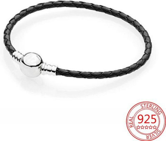 Wucifang Jewelry Armband 925 Sterling Silber, Unendlich Geknotetes Herz, Damen, 20cm - Bild 1