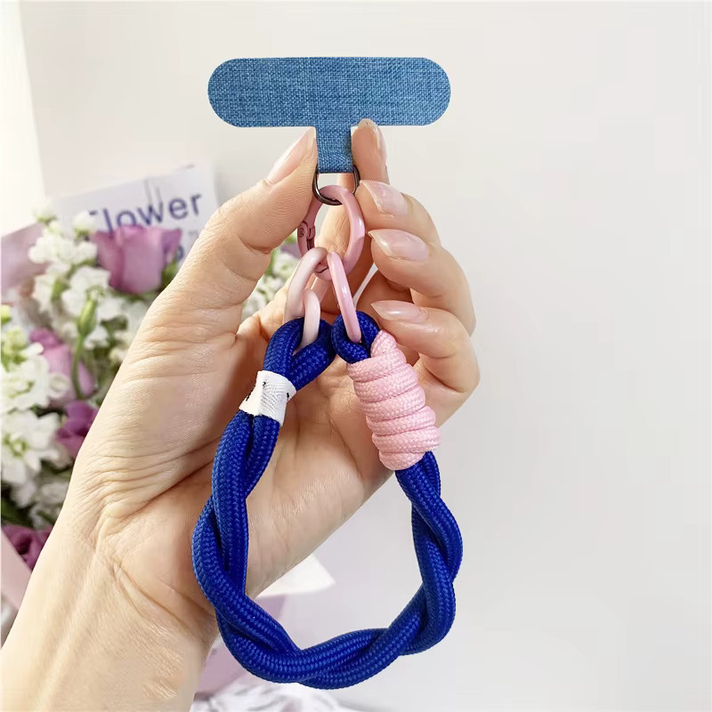 Handy-Lanyard von DOLANBIA als gewebtes Handgelenkband in Lila für Damen - Bild 3