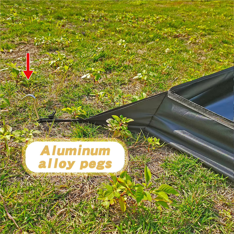 Wasserdichte 3D Outdoor-Campingunterlage aus Oxford-Gewebe als Picknickdecke und Zeltbodenplane für Strand und Garten - Bild 2