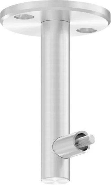 FeNau Laufschienenhalter aus Edelstahl in Silber, gebürstet, Höhe: 110 mm, Breite: 60 mm, Ø M6 - Bild 1
