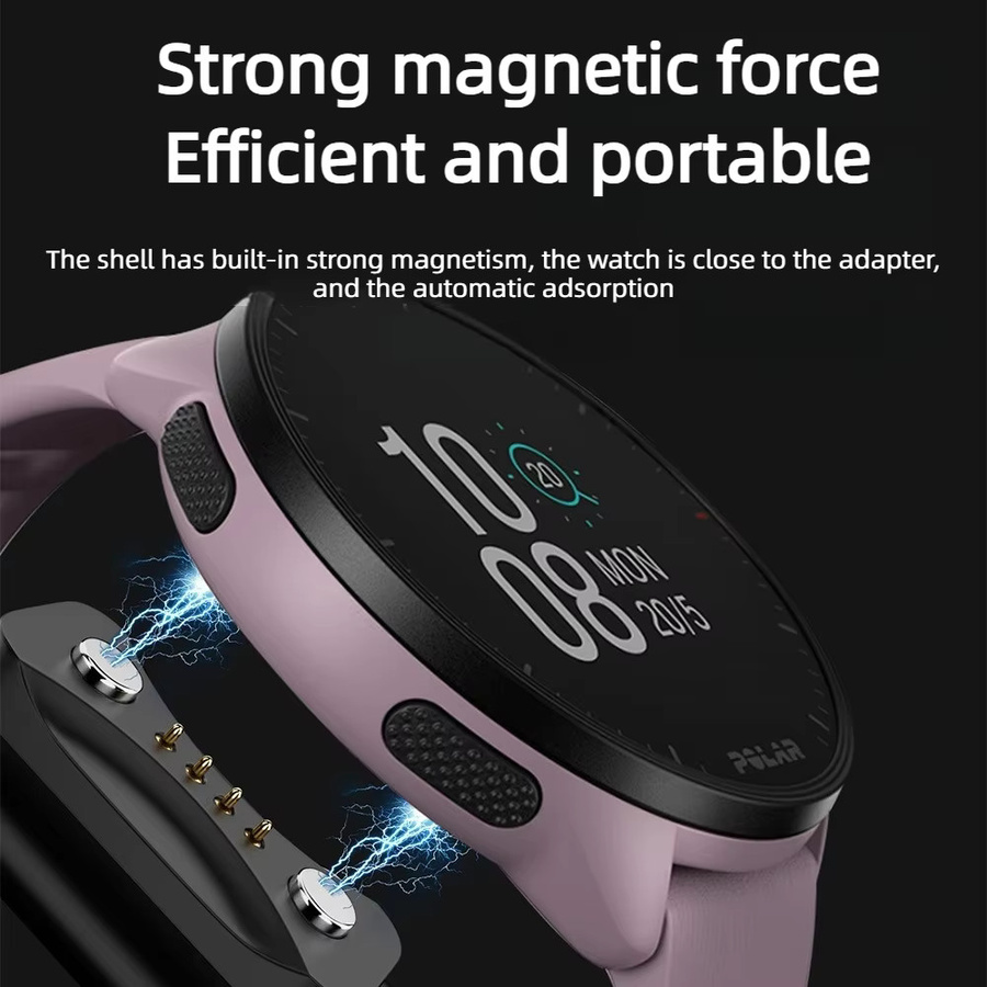 Polar Magnetisches USB-C Ladegerät für Polar Pacer, Ignite 3, Vantage V3, Vantage M3 und Grit X2 Pro, 5W, Grau - Bild 4