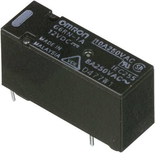 Omron G6RN-1 Printrelais 12V DC 8A 1 Wechsler Schwarz - Bild 1