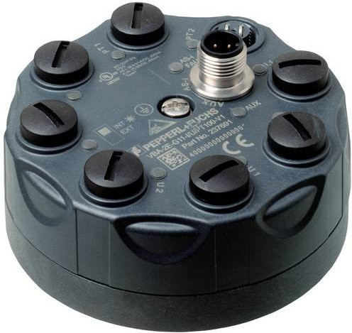 Pepperl+Fuchs VBA-2E-G11-I/U/PT100-V1 237691 Sensor/Aktorbox aktiv Multipolverteiler in Grau - Bild 1