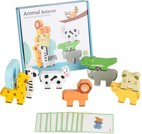 Linyi toy Tier Holz Bausteine Stapeln Zuordnen ab 3 Jahren