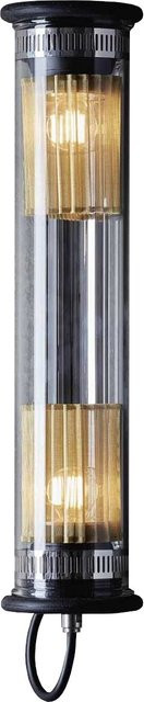 DCW Éditions In the Tube Wandleuchte, Reflektor Silber und Gewebe Gold/Messing, Höhe: 52 cm - Bild 1