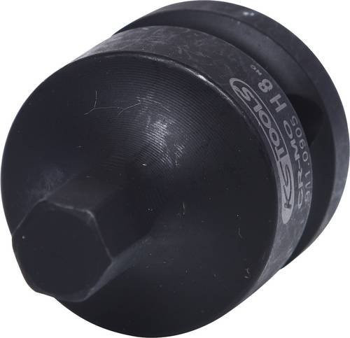 KS Tools Kraft-Bit-Stecknuss Innensechskant kurz 8 mm in Schwarz - Bild 1