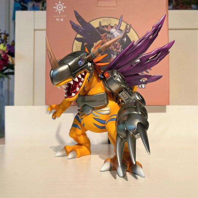 Bandai Digimon Abenteuer Metall Greymon Actionfigur PVC Statue - Bild 1