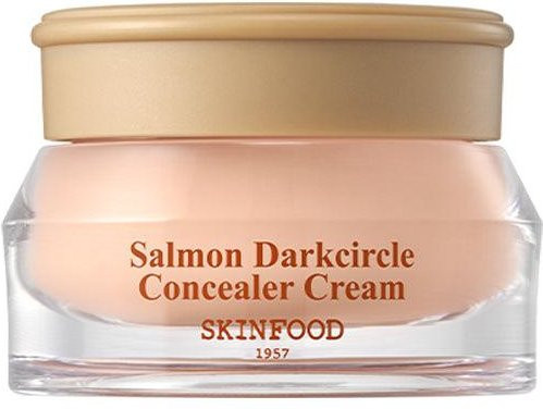 SKINFOOD Salmon Darkcircle Concealer Cream, 10g, 00 Light beige, Lachsöl - Bild 1