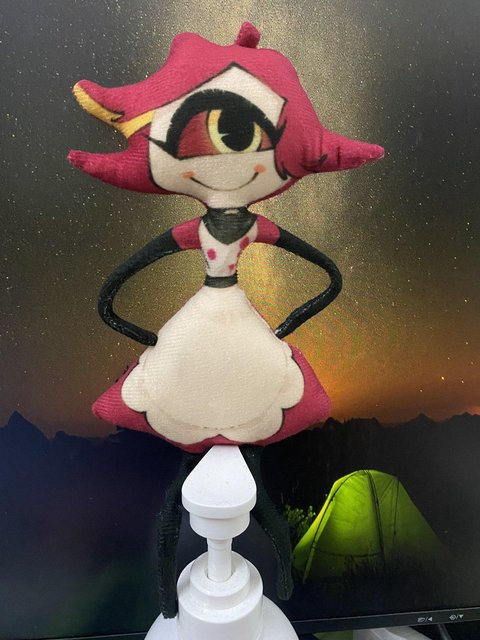 Yiran toy Hazbin Hotel Vox Plüschtier, weiche Stoffpuppe, ab 18 Jahren - Bild 1