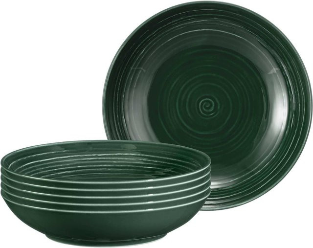 Seltmann Weiden Terra Suppenteller Moosgrün 6er Set Durchmesser: 21,2 cm - Bild 1