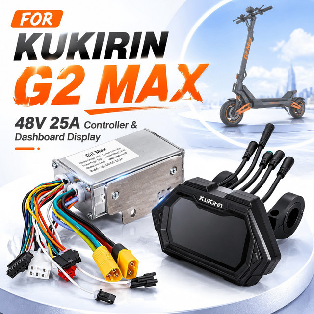 Kukirin Controller und Dashboard-Display Set für Elektroroller G2 Max, 48V 25A, wasserdicht und staubdicht - Bild 1