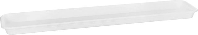 Florus Universal Pflanzkasten-Untersetzer aus Kunststoff in Weiß, Breite: 80 cm - Bild 1