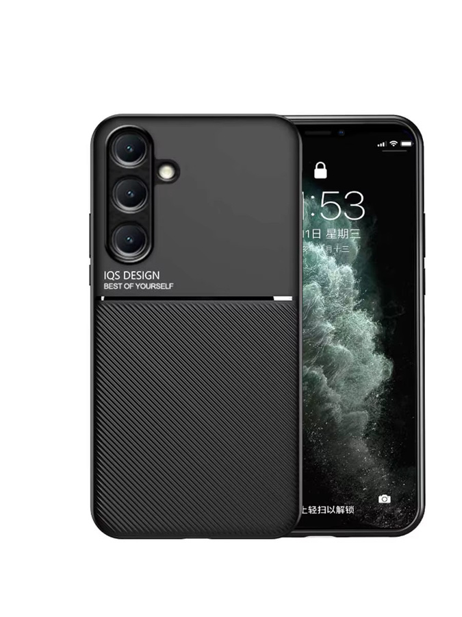 Magnetische Schutzhülle für Samsung Galaxy S26 S25 S24 S23 Plus Ultra FE in Schwarz und Blau, Matte Anti Slip Handyhülle - Bild 4
