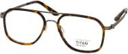 Mister Spex Junco 1423 Korrektionsbrille, Aviator, Vollrand, Unisex, braun - Bild 1