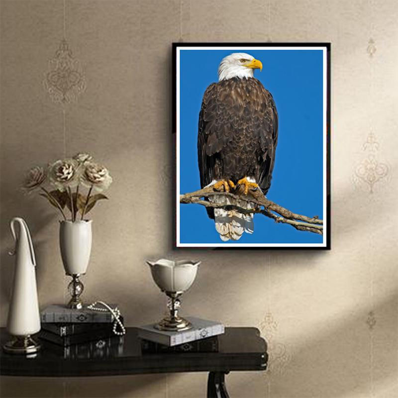 FIYO Diamond Painting Set American Eagle Motiv in Mehrfarbig, Wanddekoration B/H: 30 x 40 cm - Bild 2