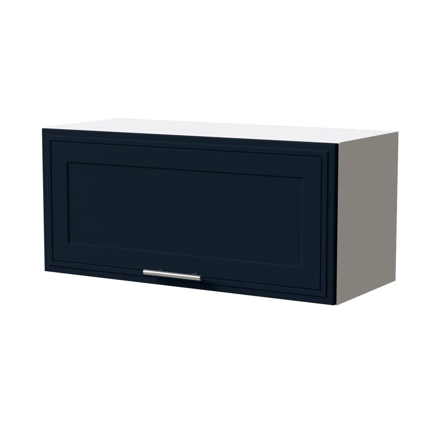 Feldmann-Wohnen Klapphängeschrank Salo W4B/80 in Weiß und Indigo Matt mit Blum Aventos Klappenbeschlag, B/T/H: 80 x 36 x 32,5 cm - Bild 2
