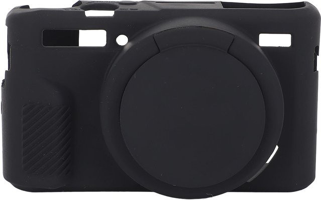 Andoer Silikon Kamera Gehäuse Käfig Schutzhülle für G7XII / G7X Mark II in Schwarz - Bild 1