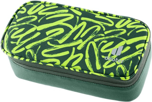 Deuter Mäppchen Ivy Strokes in Grün und Multicolour, flaches Federmäppchen aus Textil und Polyester, B/T/H: 24,0 x 9,0 x 1,0 cm - Bild 1
