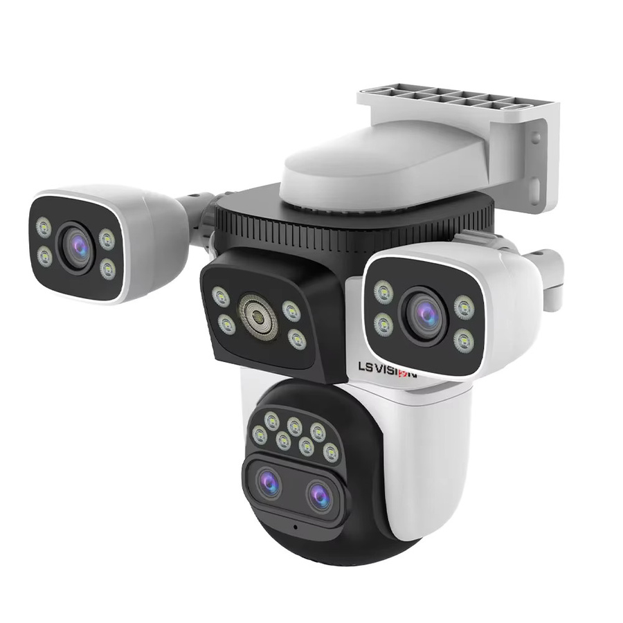 LS VISION 20MP Wifi Außenüberwachungskamera mit 10X Zoom, PTZ IP Sicherheitscamera mit Auto Tracking in Weiß - Bild 6