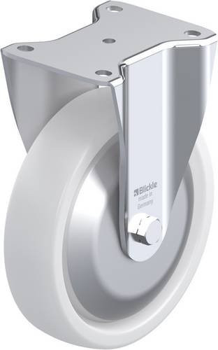 Blickle Bockrolle BH-SPO 201G-FA in Weiß, Rad-Durchmesser: 200 mm, Tragfähigkeit: 900 kg - Bild 1