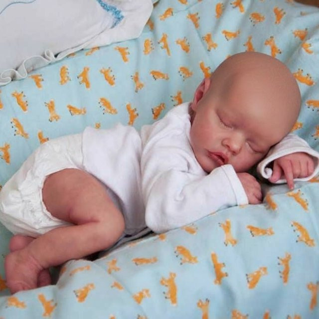 Aizwa1 Reborn Baby Puppe, Silikon, Mädchen, 16 Zoll - Bild 1