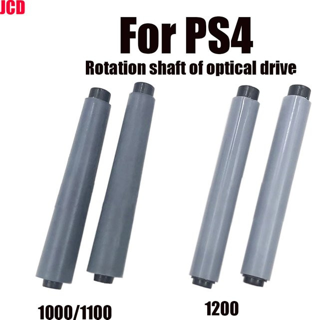 JCD Kunststoff DVD Laufwerk Welle Scharnier Roller Set für PS4 CUH-1000, CUH-1100 und CUH-1200 Blu-ray Laufwerk Achse in Grau - Bild 1