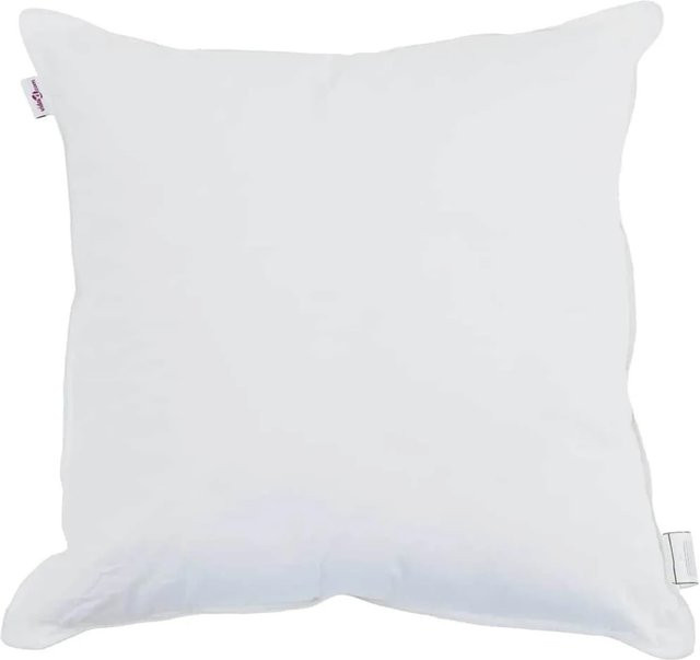 vidaXL Kopfkissen aus Baumwolle in Weiß, quadratisch, B/B: 80 x 80 cm - Bild 1