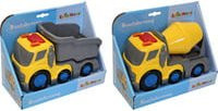 SpielMaus Baby Baufahrzeuge mit Licht und Sound, Friktionsantrieb, mehrfarbig - Bild 1