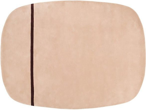 Normann Copenhagen Oona Teppich 3 aus Wolle in Pink und Beige - Bild 1