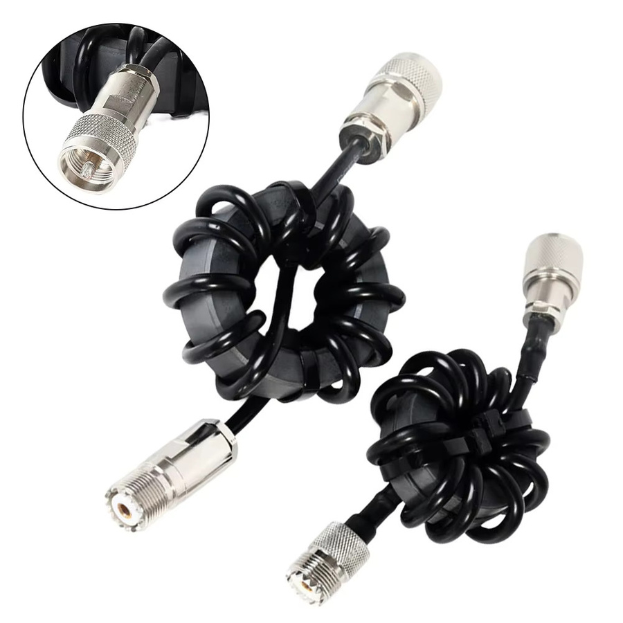 FNIRSI Kurzwellen-Drosselspule 1,8-30MHz mit M-Stecker auf M-Buchse Anschluss für HF-Kurzwellenradio - Bild 4