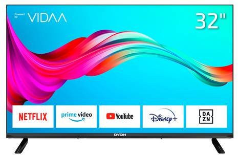 Dyon SMART 32 VX LED-Smart-TV in Schwarz mit WLAN, HD Ready und DVB-T2/C/S2 sowie CI+ - Bild 2