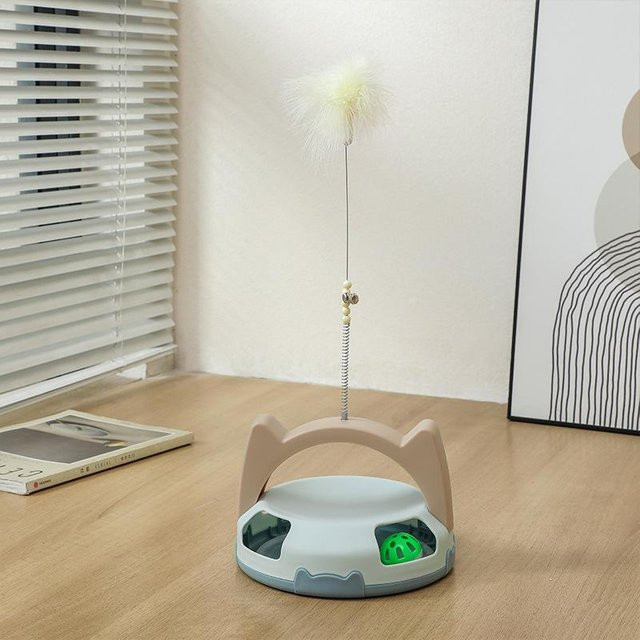 Haustierspielzeug Katze, Interaktives Spielzeug, Feder Katzenstab, Katzenspielzeug-Set - Bild 1