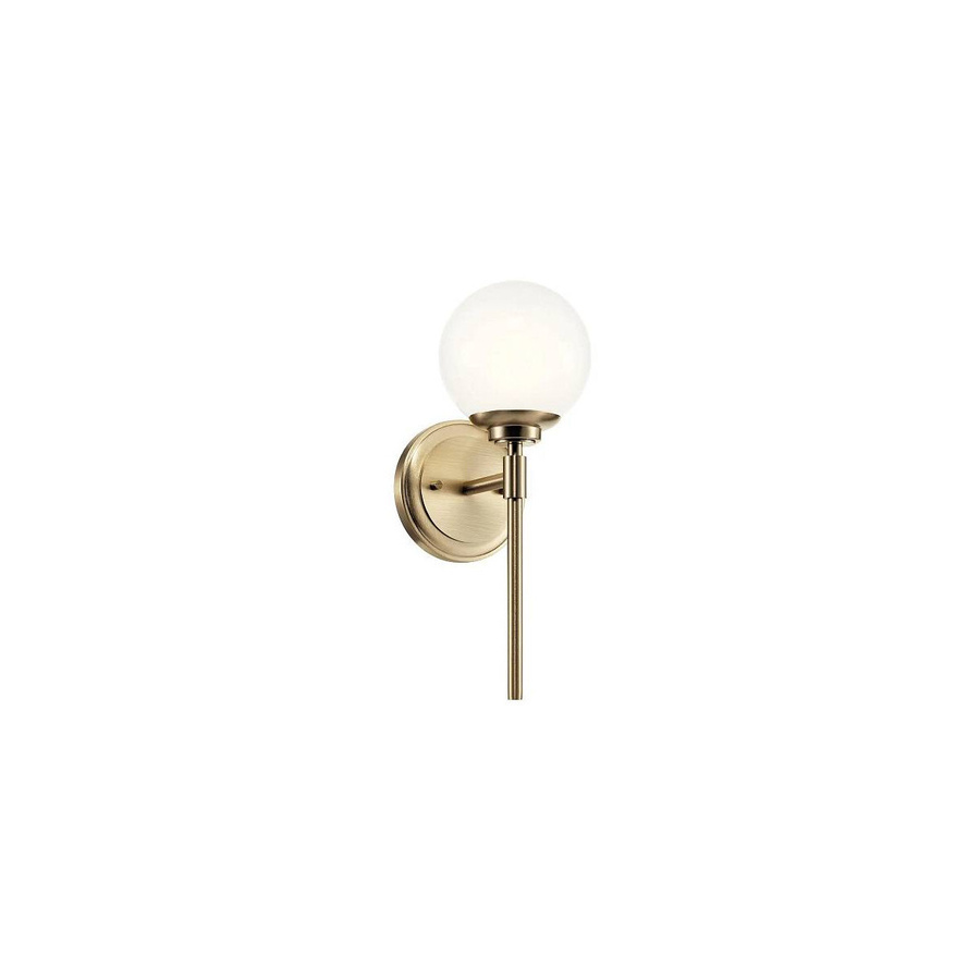 Kichler Benno Bad Wandleuchte in Bronze und Gold/Messing mit Glaskugeln - Bild 1
