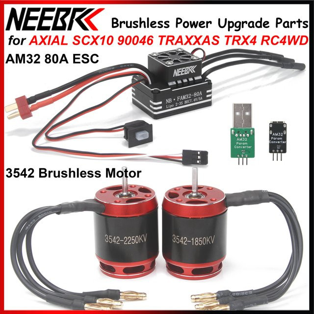NEEBRC AM32 80A Bürstenloser Regler 3542 1850/2250KV Motor, 1:8, ab 14 Jahren - Bild 1