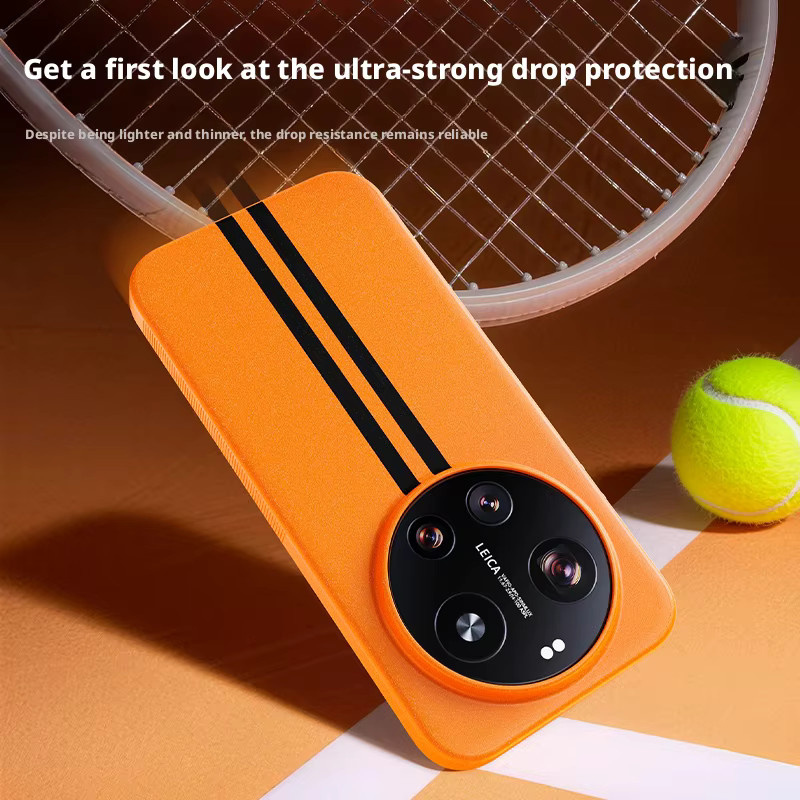 Xiaomi Schutzhülle für Mi 17 Ultra und Mi 17 Pro Max mit magnetischem MagSafe Design aus matter PC-Hülle in Grau und Orange - Bild 4