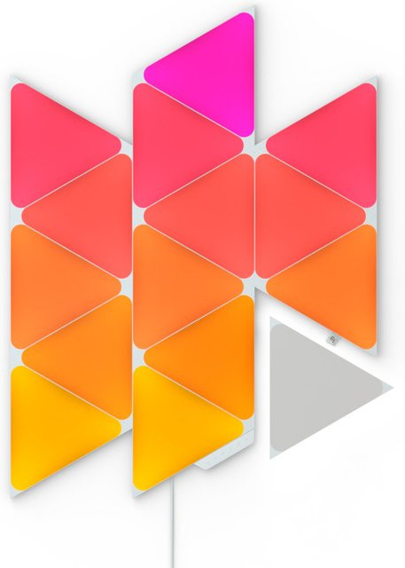Nanoleaf Shapes Triangles Starter-Set, 15er-Set, Weiß und Multicolour - Bild 1