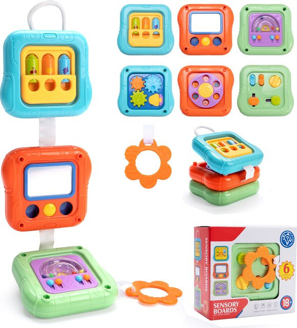 COOLPLAY Handtaschen-Activity-Cube, sensorisches Spielzeug, nicht für Kinder unter 3 Jahren - Bild 1