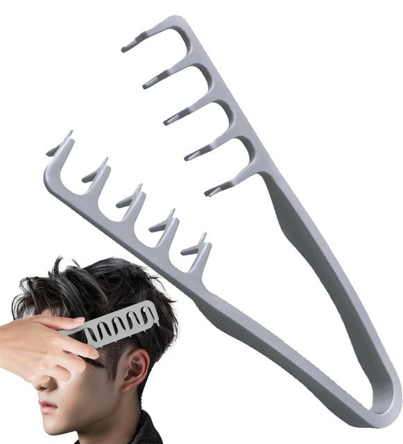 Volumengebender Haarstyling-Kamm mit breiten Zähnen, Normales Haar - Bild 1
